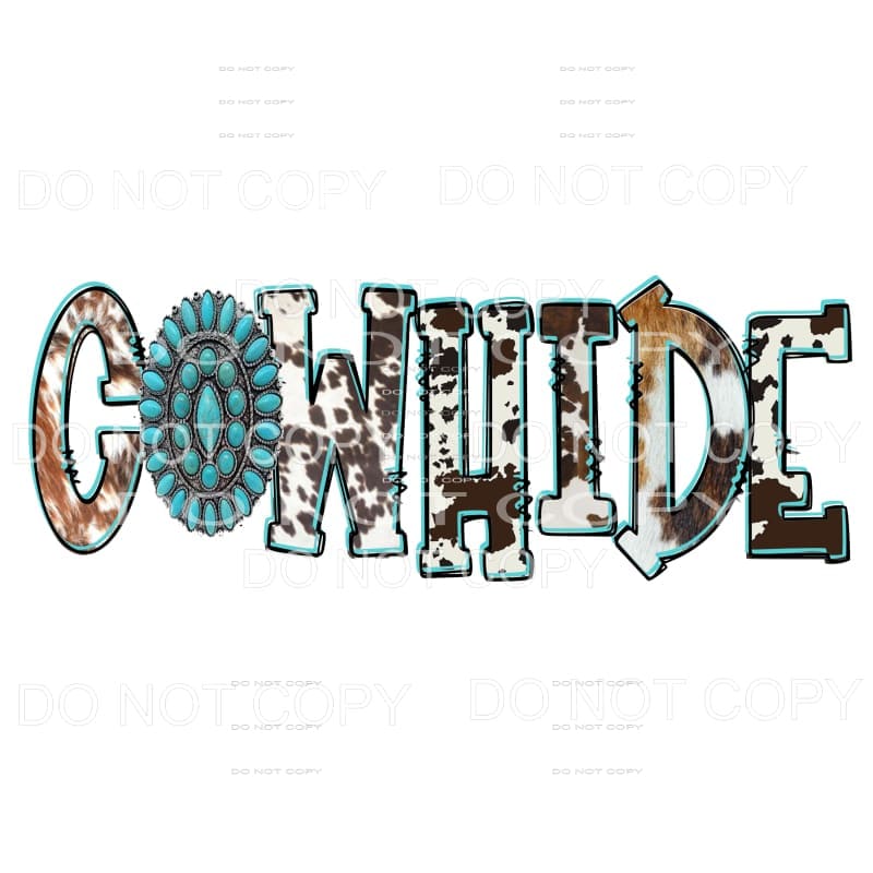 COWHIDE # 3 Sublimation transfer - Heat Transfer
