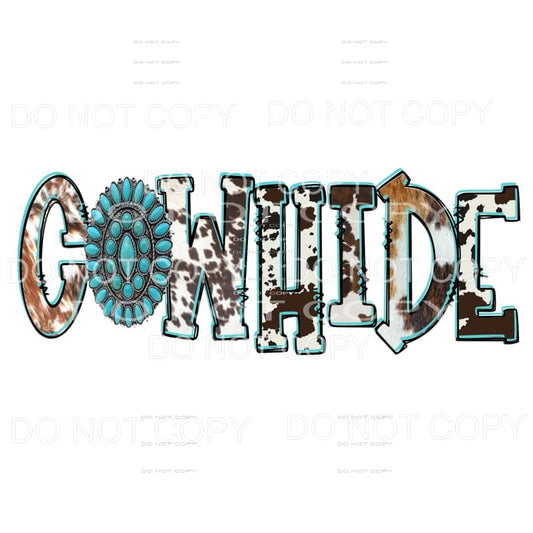 COWHIDE # 3 Sublimation transfer - Heat Transfer
