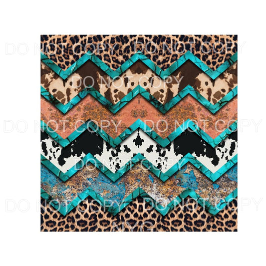 Cowhide Pattern Sheet #1 Sublimation transfers - Heat 