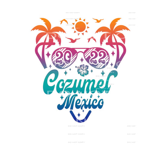 Cozumel Mexico 2022 Sublimation transfers - Heat Transfer