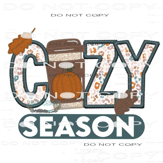Cozy Season #7392 Sublimation transfers - Heat Transfer