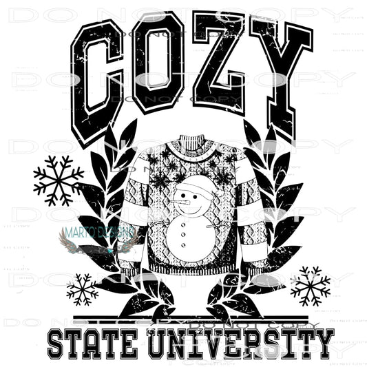 Cozy State University #8114 Sublimation transfers - Heat