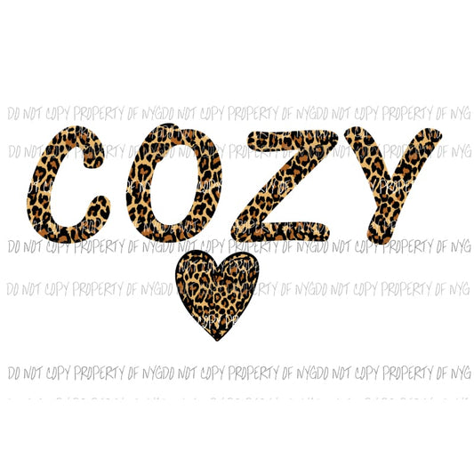 Cozy TWO Sublimation transfers Heat Transfer