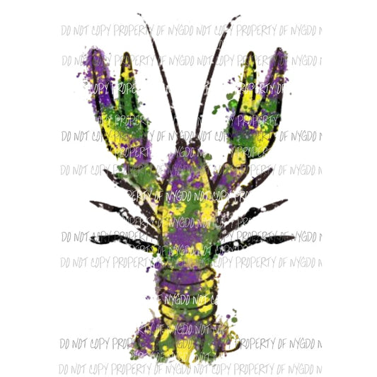 Crawfish 2 Sublimation transfers Heat Transfer