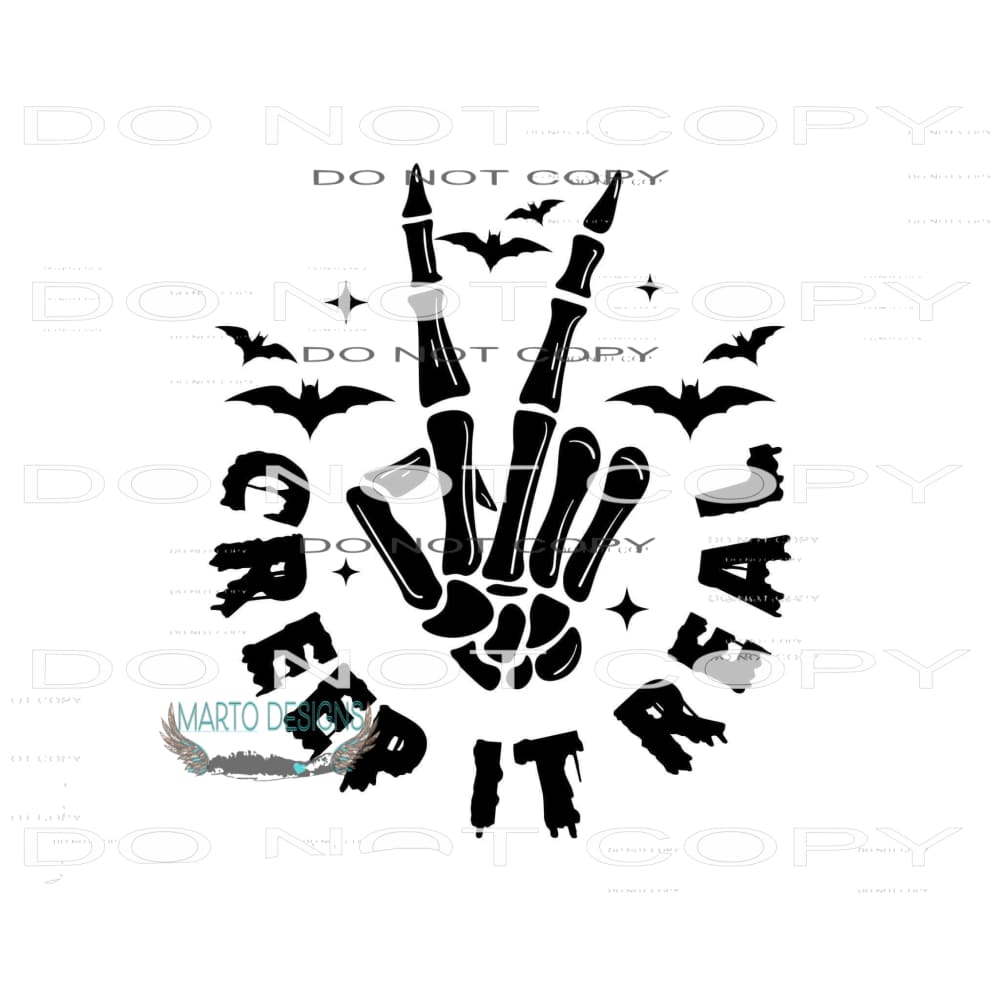 Creep It Real #6228 Sublimation transfers - Heat Transfer
