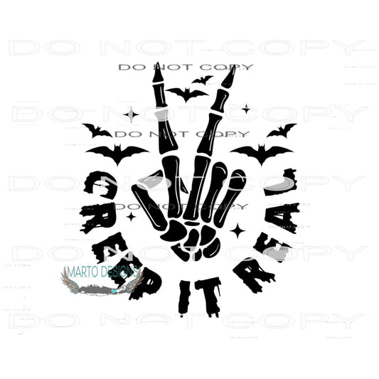 Creep It Real #6228 Sublimation transfers - Heat Transfer