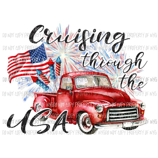 Cruising through the USA Sublimation transfers Heat Transfer