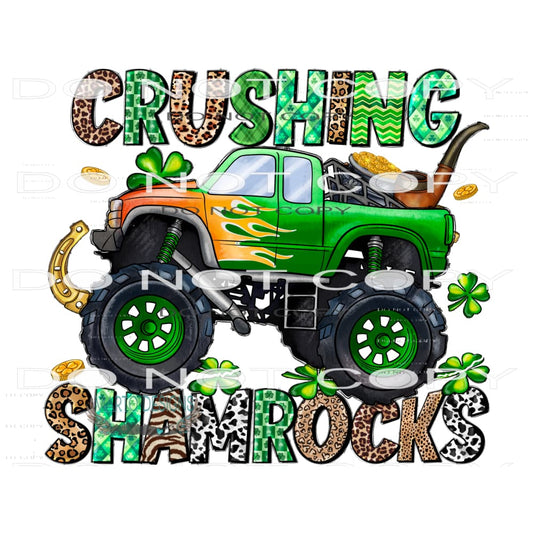 Crushing Shamrocks #9719 Sublimation transfers - Heat