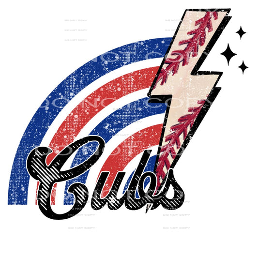 Cubs #6560 Sublimation transfers - Heat Transfer