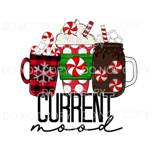 Current Mood Coffee Cocoa Red Plaid Mug Polka Dot Cup Mason 