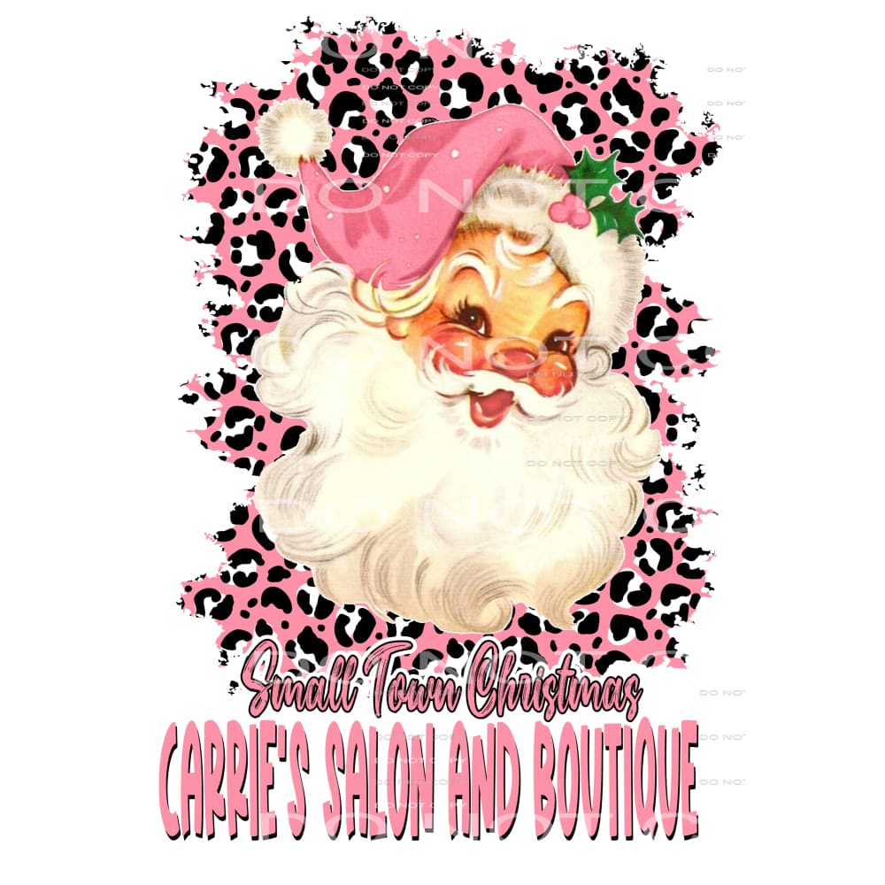 Custom Carrie Salon Santa # 2066 Sublimation transfers - 