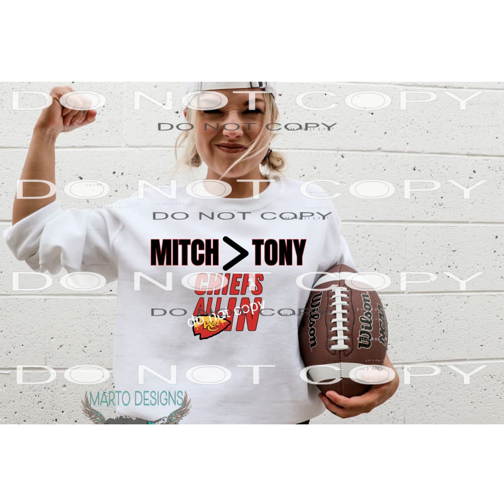 custom Chiefs All In Sublimation transfers - Heat Transfer