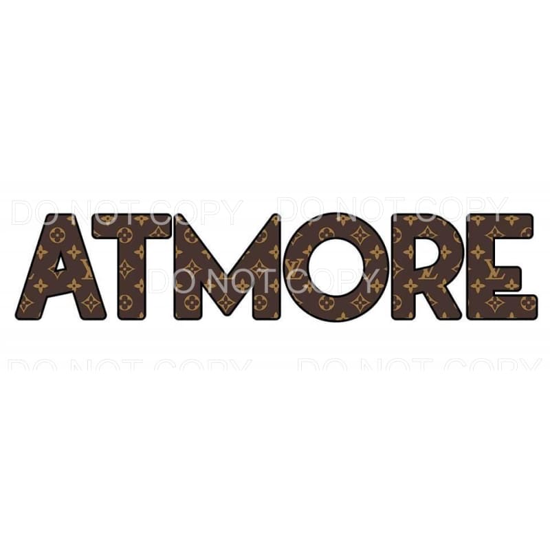 Custom LV ATMORE # 8230 Sublimation transfers - Heat 