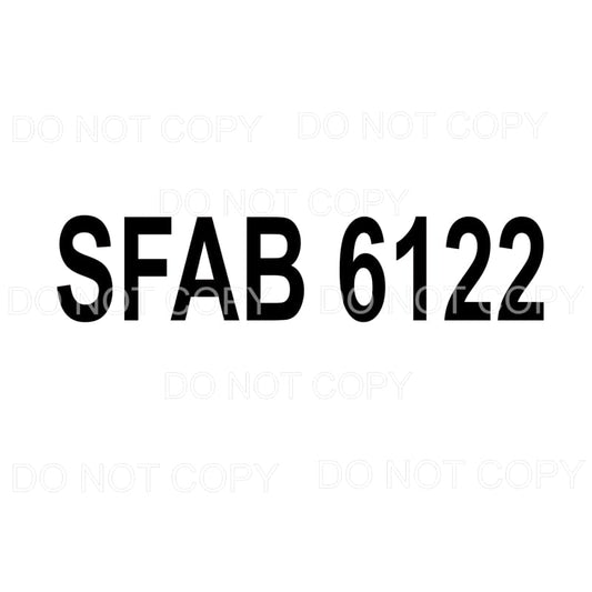 CUSTOM SFAB 6122 Sublimation transfers - Heat Transfer