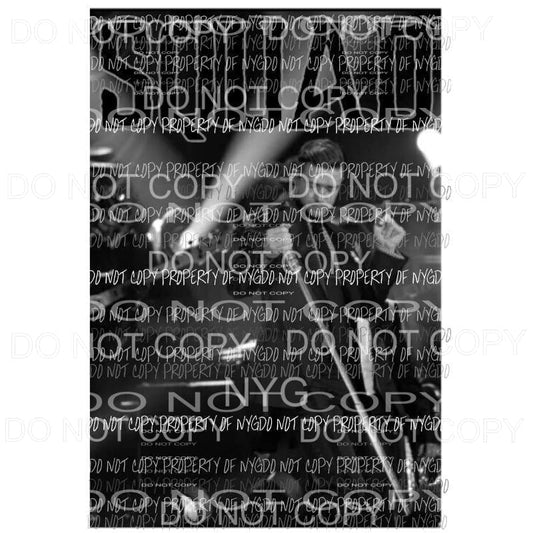 Custom Squad Justin Sublimation transfers Heat Transfer
