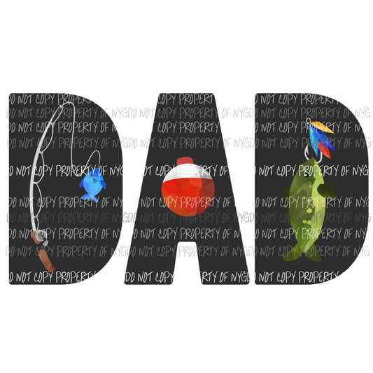 DAD fishing Sublimation transfers Heat Transfer