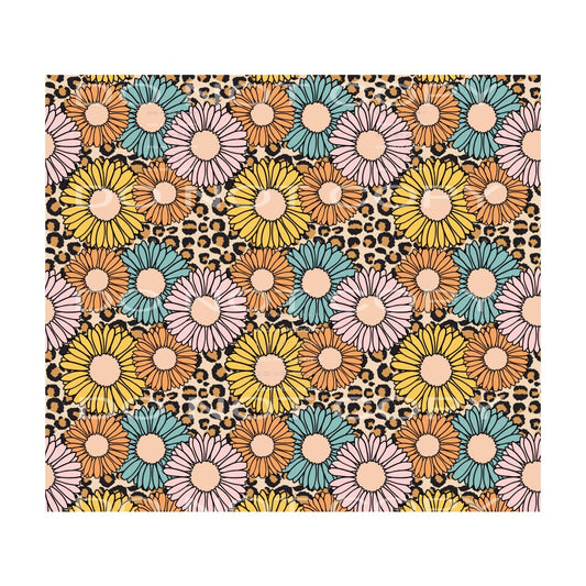 daisies leopard #6465 Sublimation transfers - Heat Transfer