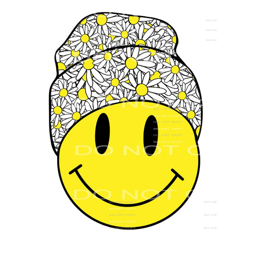 Daisy Smile Face # 10039 Sublimation transfers - Heat 