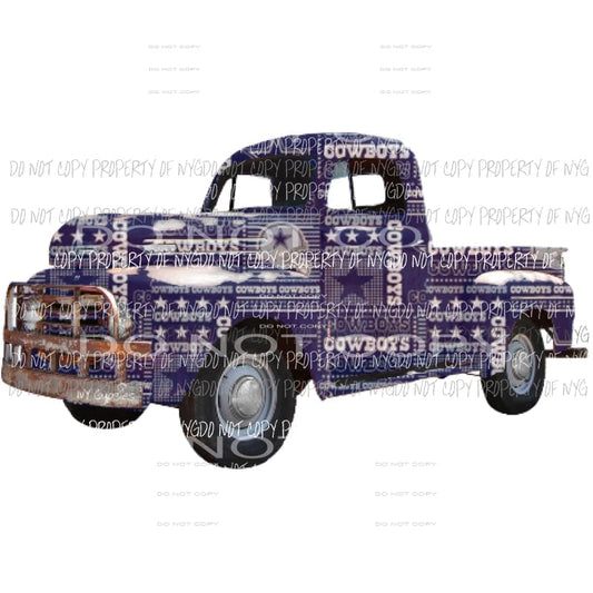 Dallas truck 1 Sublimation transfers Heat Transfer