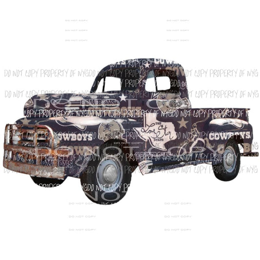 Dallas truck 2 Sublimation transfers Heat Transfer