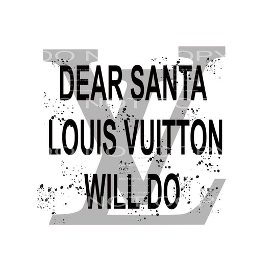 Dear Santa LV # 2278 Sublimation transfers - Heat Transfer
