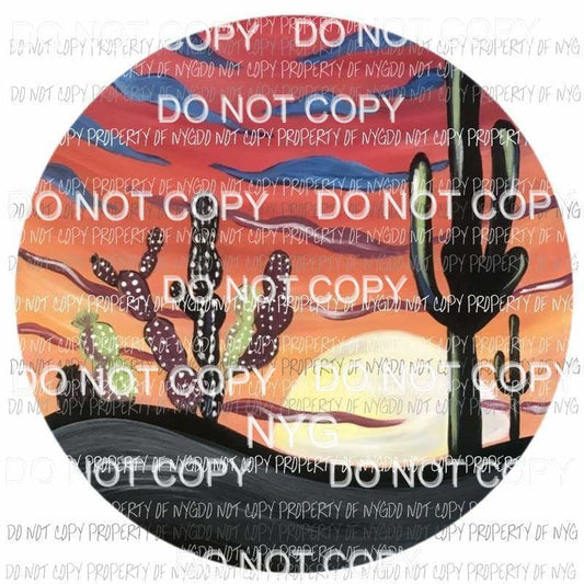 Desert Circle Sublimation transfers Heat Transfer