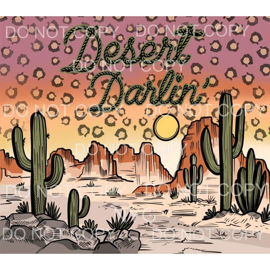 Desert Darlin Sheet #1 Sublimation transfers - Heat Transfer