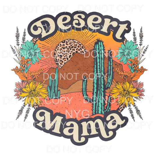 Desert Mama Leopard Sublimation transfers - Heat Transfer