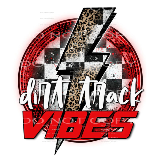 dirt track vibes #6039 Sublimation transfers - Heat Transfer