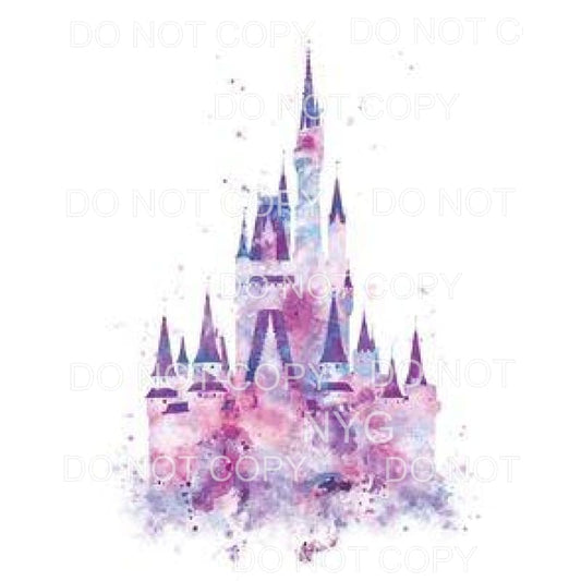 Disney Castle #1 Sublimation transfers - Heat Transfer