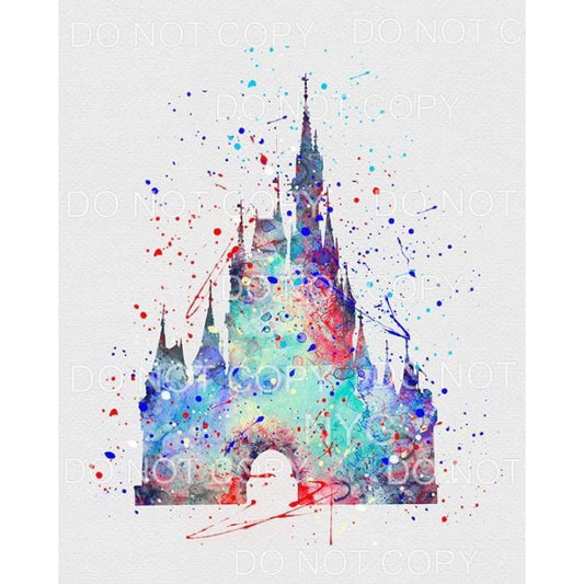 Disney Castle #3 Sublimation transfers - Heat Transfer