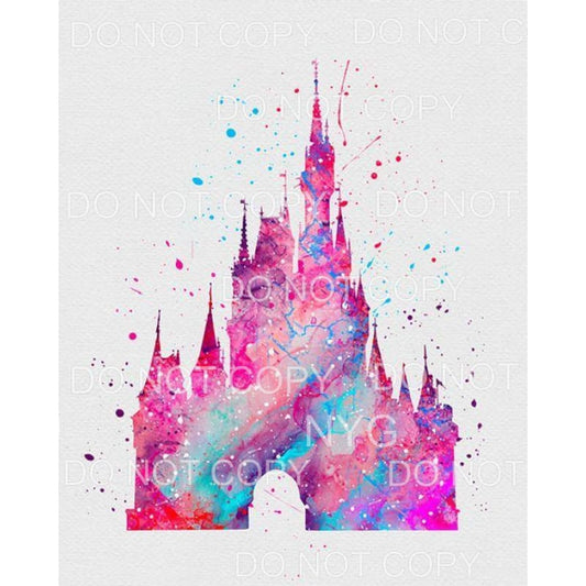 Disney Castle #4 Sublimation transfers - Heat Transfer