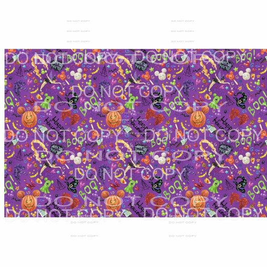 Disney Halloween Sheet # 2 Sublimation transfers - Heat 