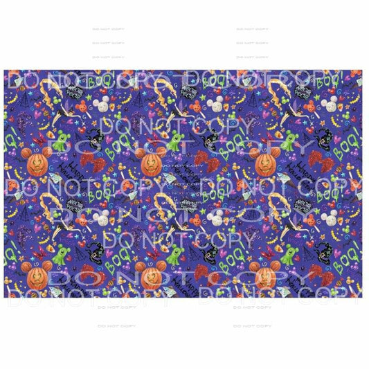 Disney Halloween Sheet # 3 Sublimation transfers - Heat 