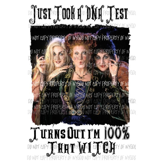 DNA Hocus Pocus witch Digital File