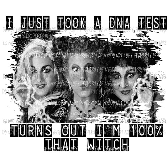 dna test 100% that witch Sublimation transfers Heat Transfer