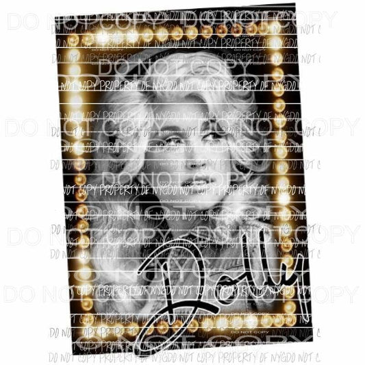 Dolly Lights Sublimation transfers Heat Transfer