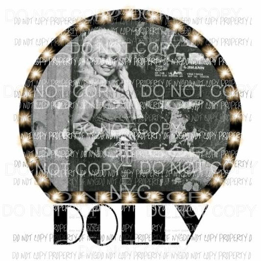 Dolly Lights Sublimation transfers Heat Transfer