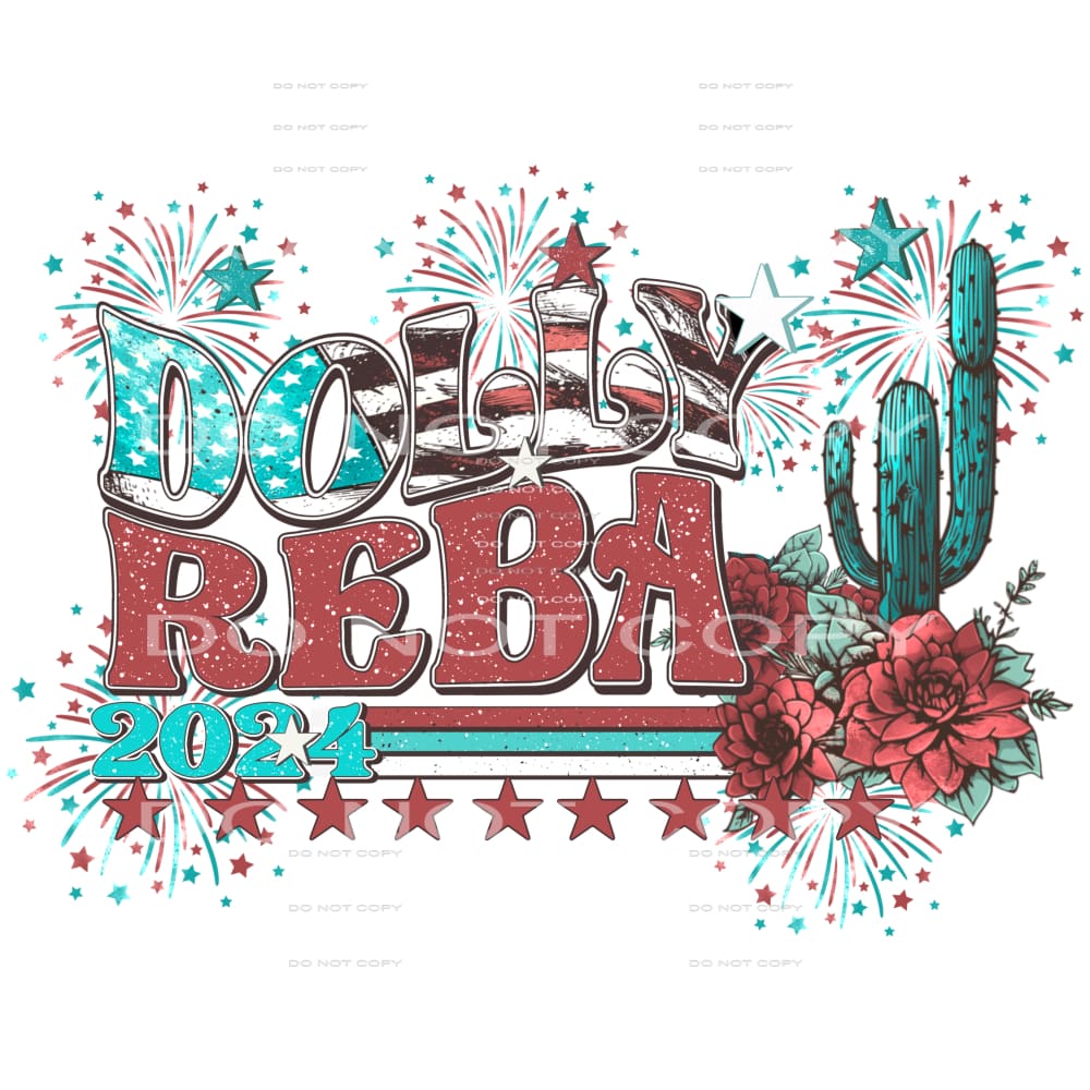 Dolly Reba 2024 # 293 Sublimation transfers - Heat Transfer