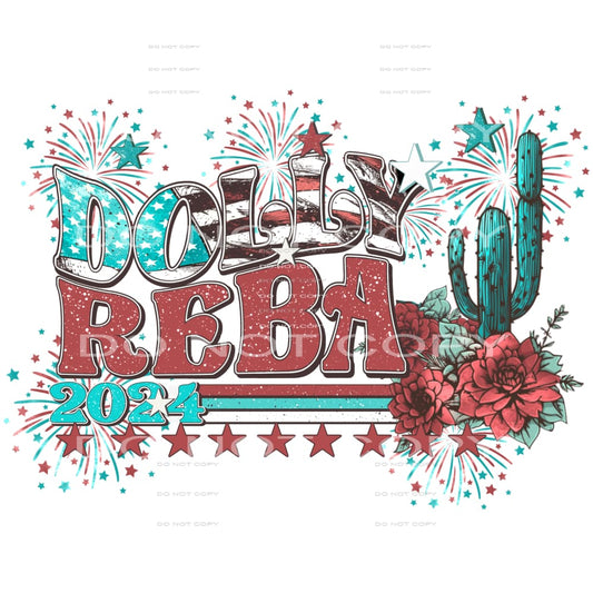 Dolly Reba 2024 # 293 Sublimation transfers - Heat Transfer
