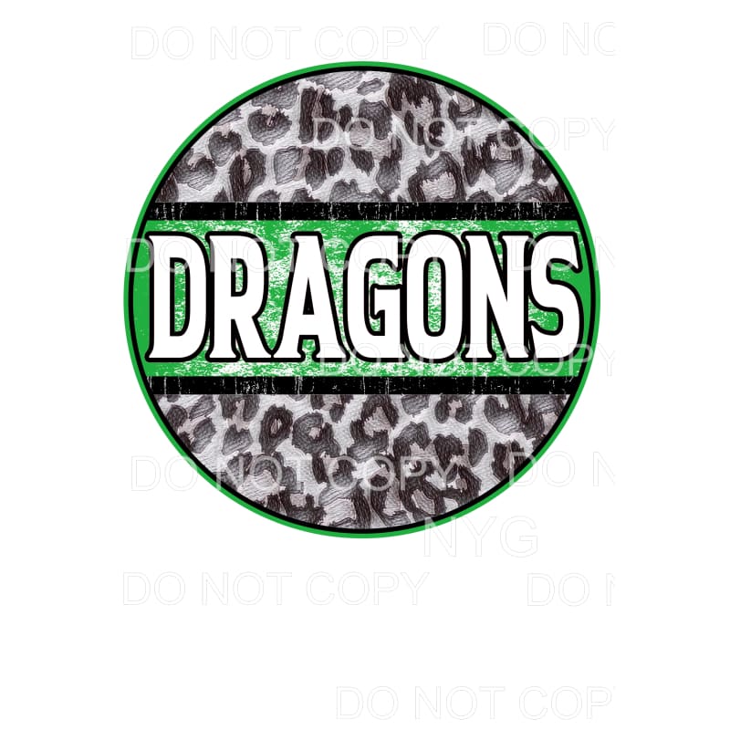 DRAGONS Circle Grunge you choose Colors in dropdown menu 