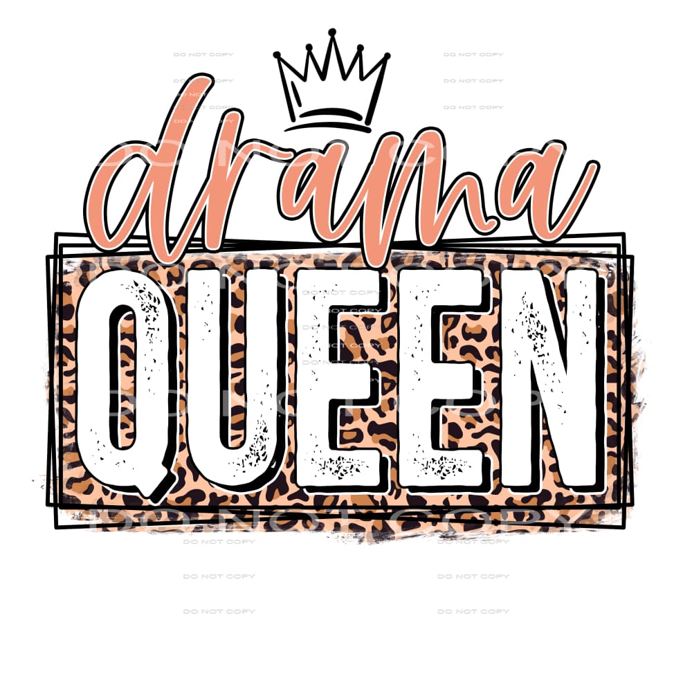 drama queen #4740 Sublimation transfers - Heat Transfer
