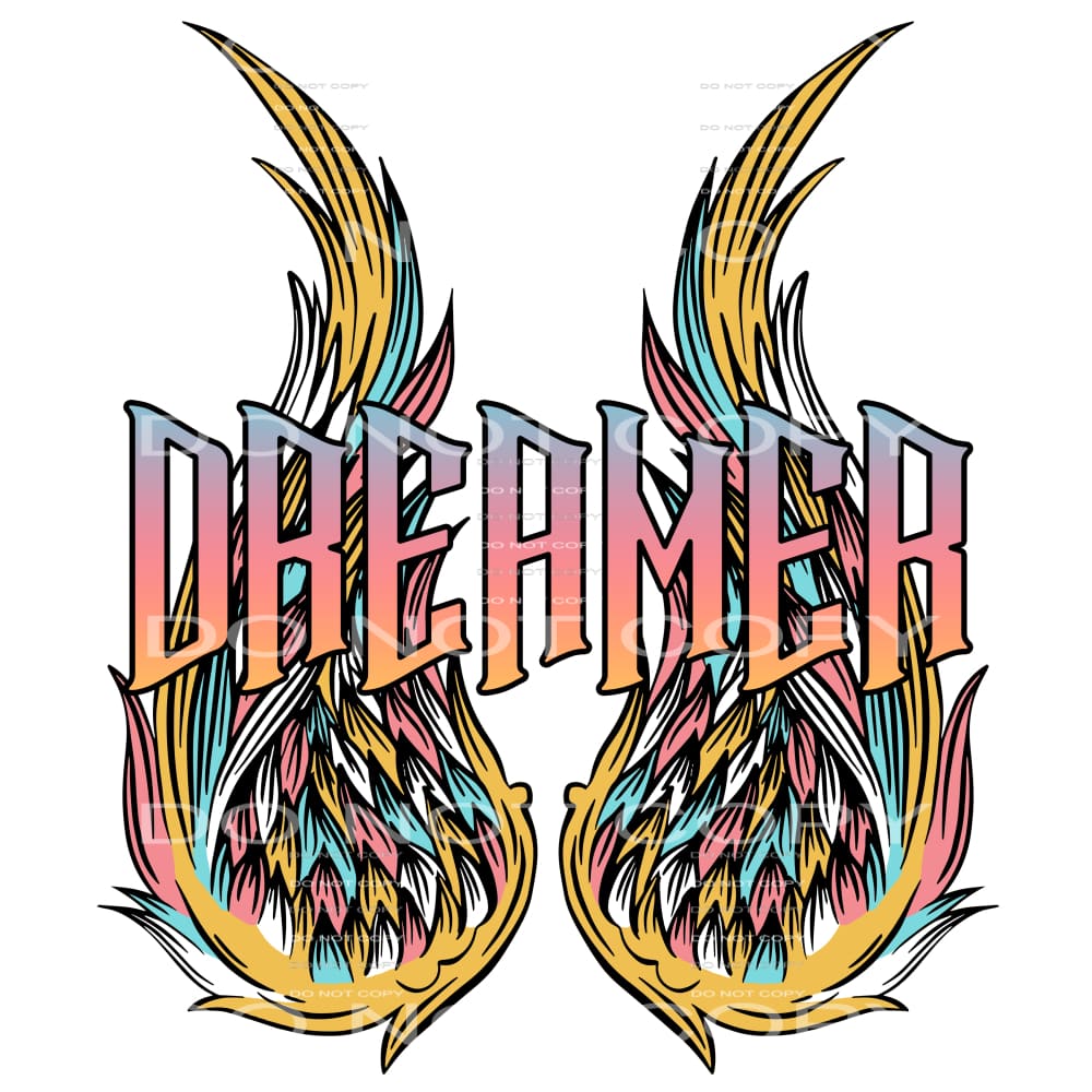 Dreamer #4658 Sublimation transfers - Heat Transfer Graphic