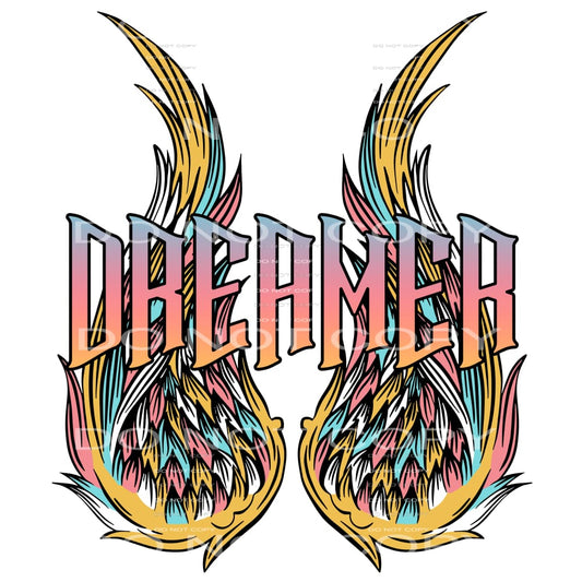 Dreamer #4658 Sublimation transfers - Heat Transfer Graphic