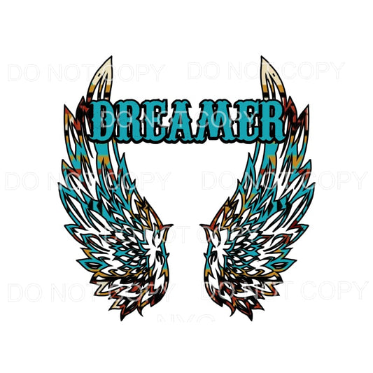 Dreamer Wings Sublimation transfers - Heat Transfer