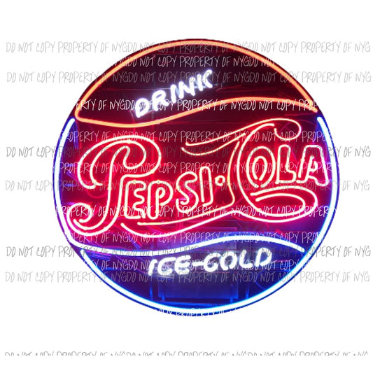 Drink Pepsi Sublimation transfers Heat Transfer