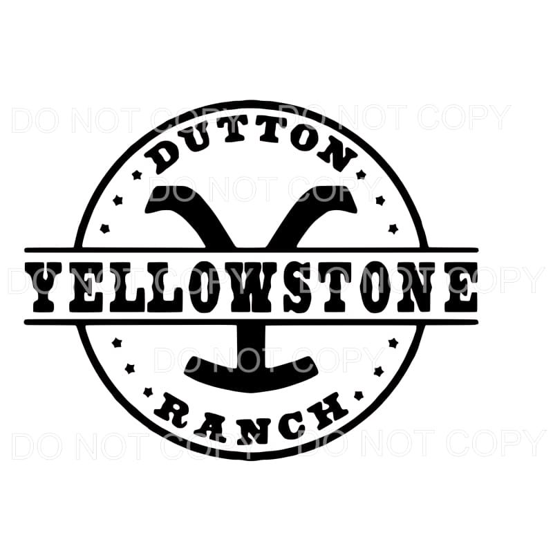 Dutton Ranch Yellowstone Sublimation transfers - Heat 