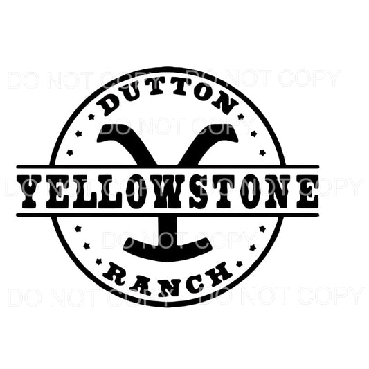 Dutton Ranch Yellowstone Sublimation transfers - Heat 