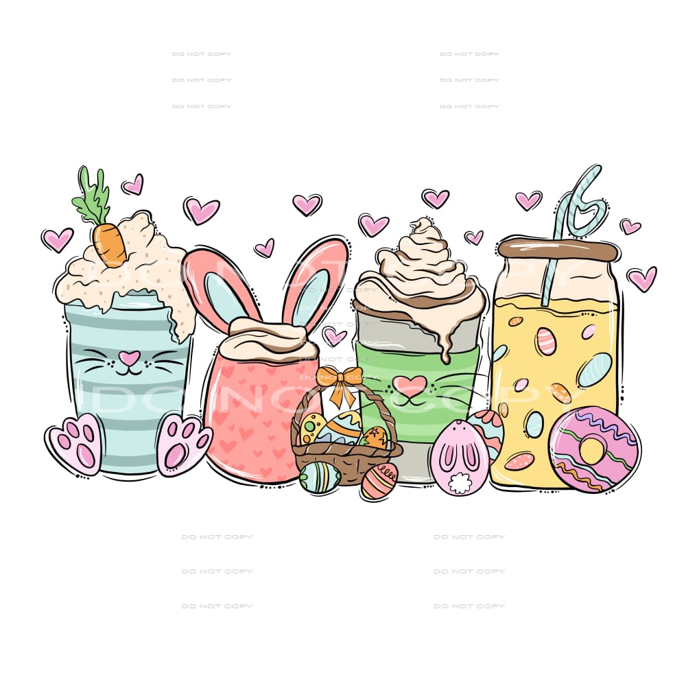 Easter #3287 Sublimation transfers - Heat Transfer Graphic