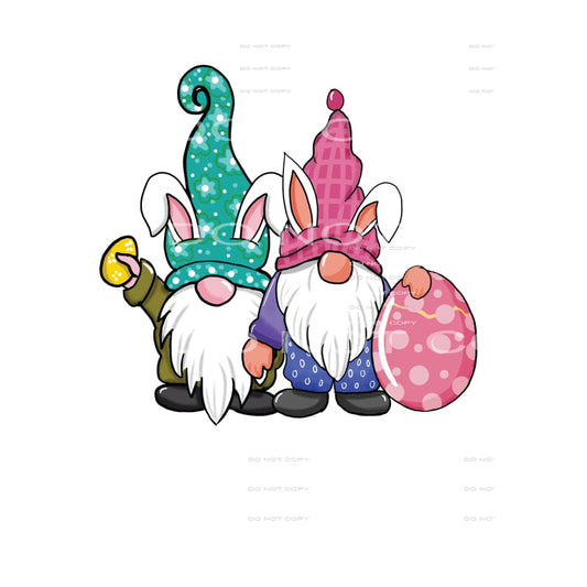 easter gnome #4442 Sublimation transfers - Heat Transfer